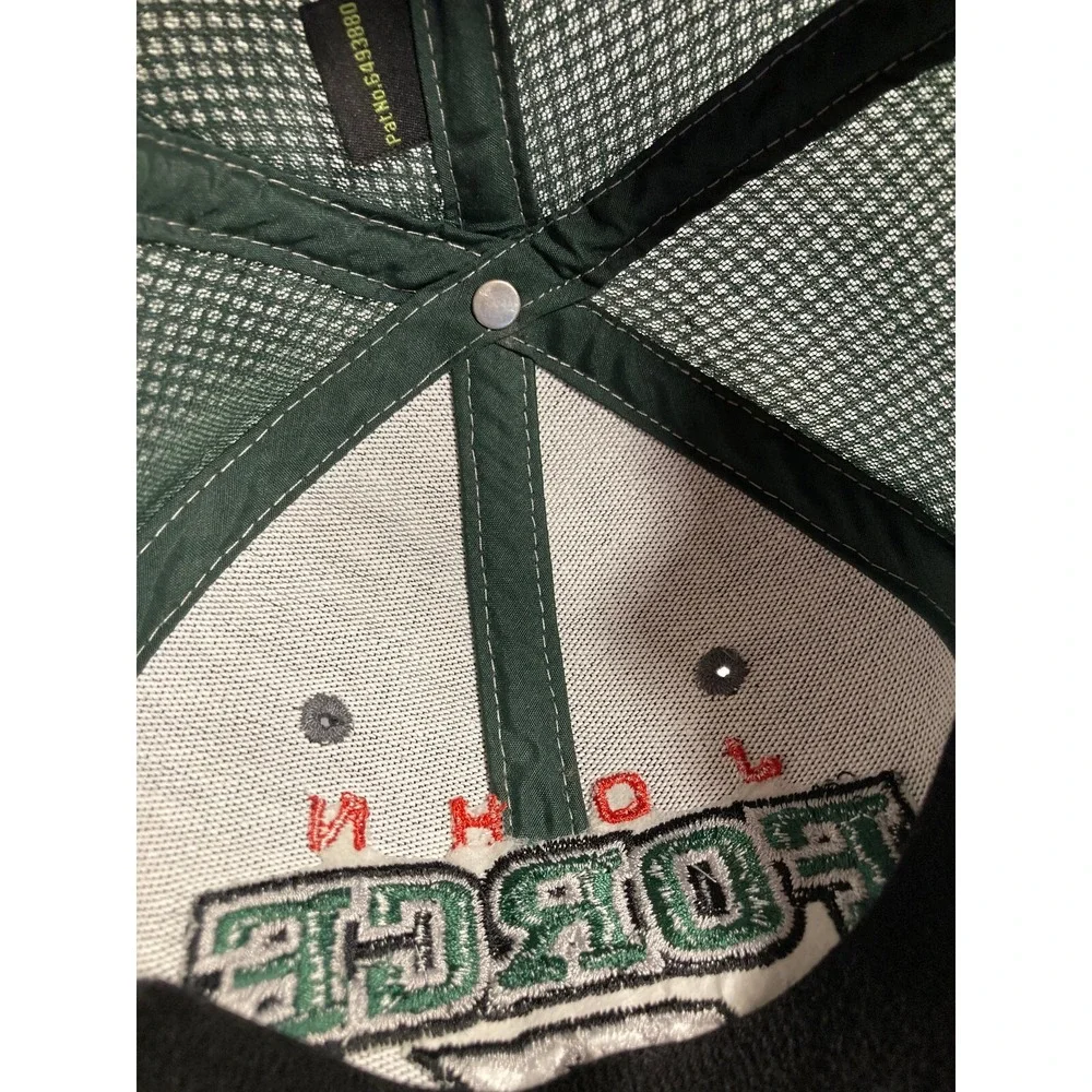 John Champion Force 15X Cap Hat Gray Green NHRA Drag Racing Full Throttle Energy